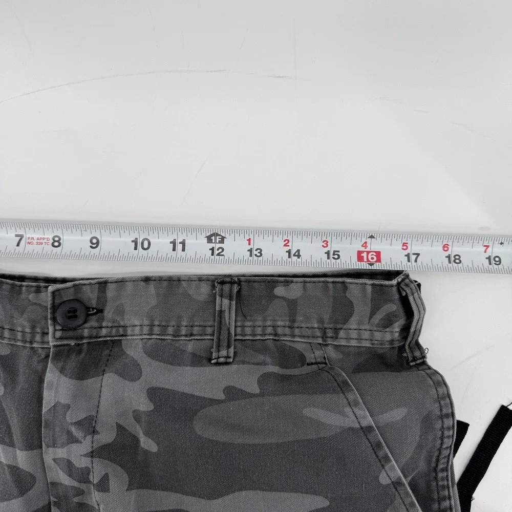 Backbone‎ Gray Camo Cargo Pants Utility Casual Streetwear Outdoor Everyday 34
